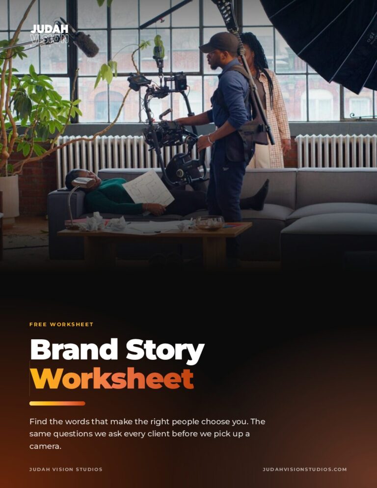 Brand Story Worksheet cover